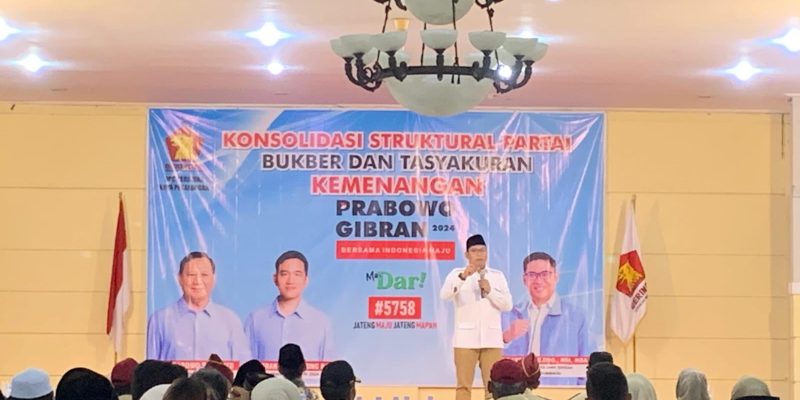 Syukuran Kemenangan Prabowo Gibran, Sudaryono Ketua DPD Gerindra Jateng Gelar Bukber dan Syukuran