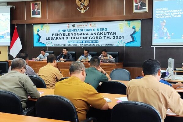 Pemkab Bojonegoro Gelar Rapat Persiapan Angkutan Lebaran 2024, Beri Kenyamanan Bagi Pemudik