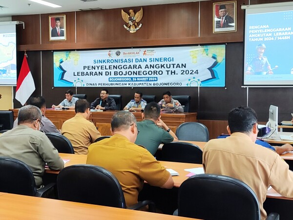 Pemkab Bojonegoro Gelar Rapat Persiapan Angkutan Lebaran 2024, Beri Kenyamanan Bagi Pemudik