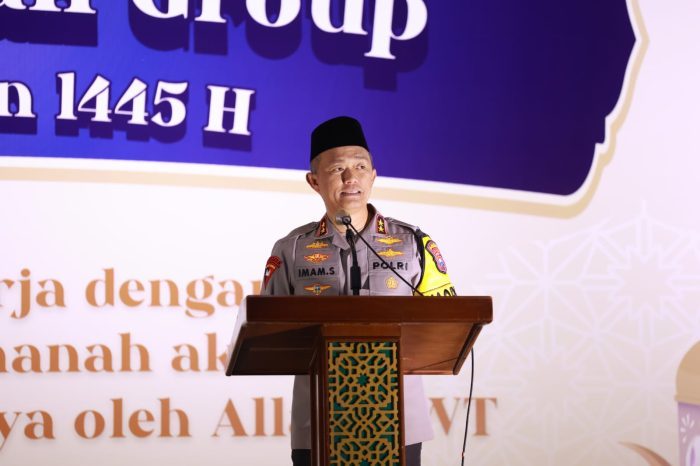 Bukber Karyawan PT. Tempo Scan Group Kapolda Jatim Himbau Tingkatkan Kewaspadaan Saat Mudik Lebaran