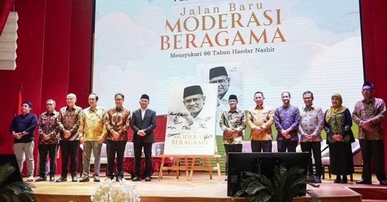 Kapolri Hadiri Peluncuran Buku Haedar Nashir Jalan Baru Moderasi Beragama