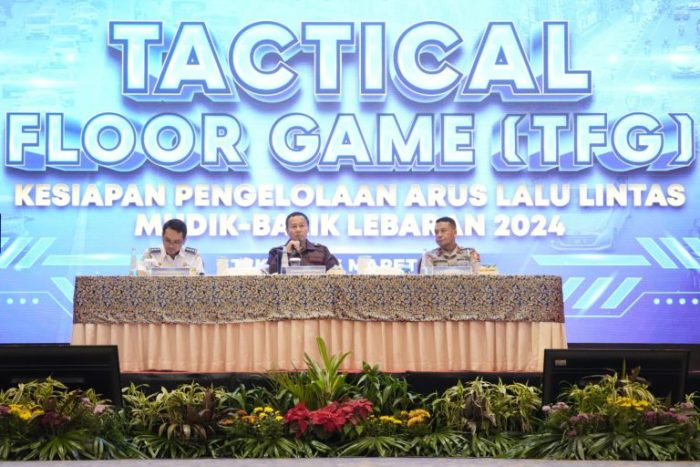 Korlantas Polri Gelar TFG Kesiapan Arus Lalu Lintas Lebaran 2024