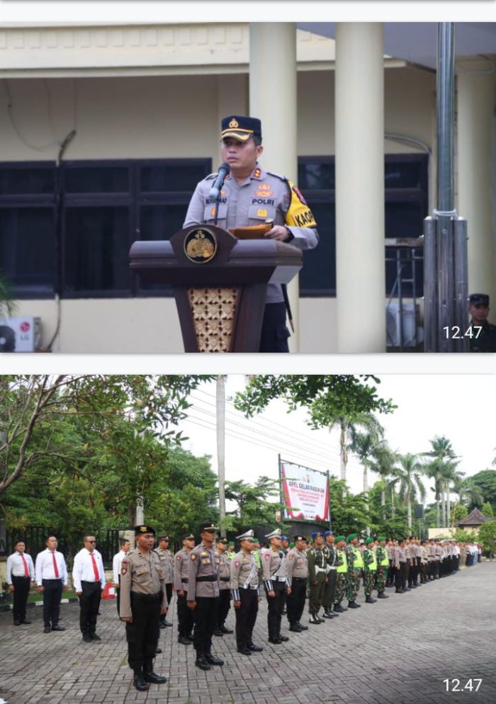Kapolres Nganjuk Pimpin Gelar Pasukan Operasi Keselamatan Semeru 2024