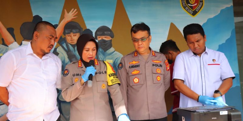 Ditreskrimum Polda Lampung Berhasil Ungkap Spesialis Pelaku Peredaran Uang Palsu (Upal)
