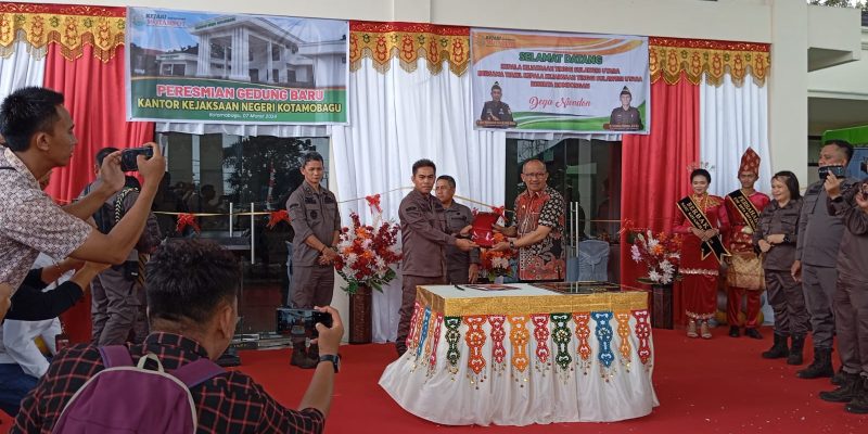 Wali Kota Kotamobagu Asripan Nani Hadiri Peresmian Gedung Baru Kantor Kejaksaan Negeri Kotamobagu