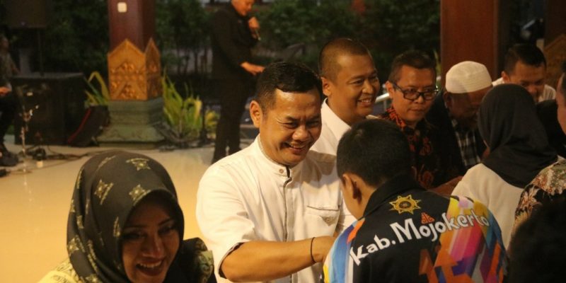Halal Bihalal Bersama Keluarga Besar KONI, Bupati Mojokerto Dukung Para Atlet Untuk Terus Berprestasi