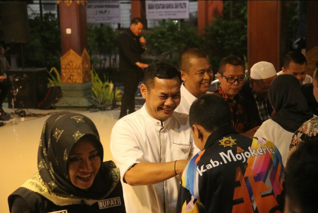 Halal Bihalal Bersama Keluarga Besar KONI, Bupati Mojokerto Dukung Para Atlet Untuk Terus Berprestasi