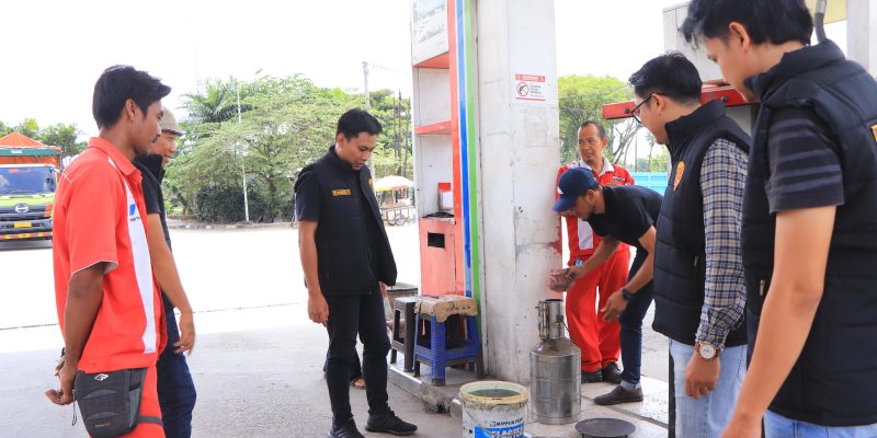 Jelang Lebaran Polres Tuban Cek SPBU dan SPPBE Pastikan Stok Aman
