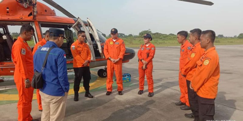 Wing Udara 2 Puspenerbal Operasikan Heli Basarnas Siaga SAR Idul Fitri 1445 H