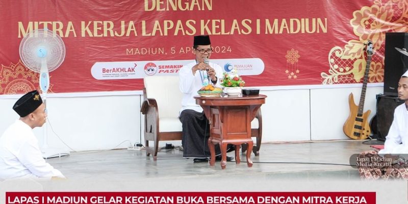 Lapas I Madiun Gelar Kegiatan Buka Bersama Dengan Mitra Kerja