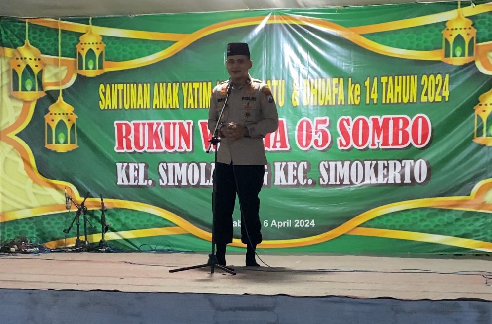 Kapolsek Simokerto Sediakan Parkir Gratis Di Halaman Polsek Simokerto Buat Warga Yang Mudik