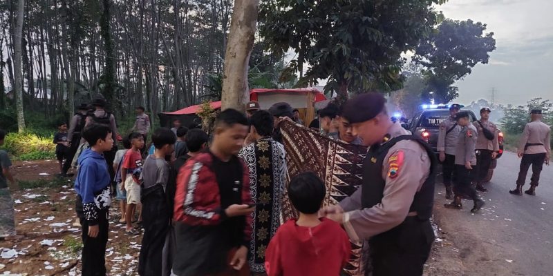 Tim Raimas Polres Pekalongan Sisir Lokasi yang Sering Digunakan Untuk Ajang Petasan