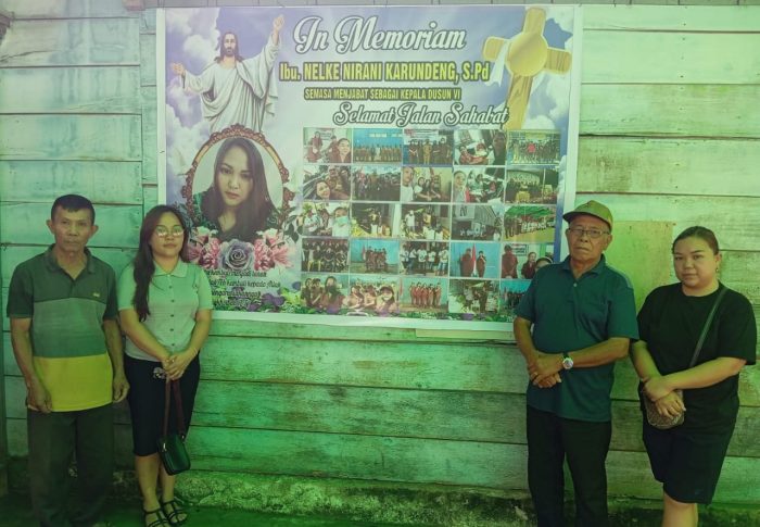 Desa Poopo Barat Berduka Atas Meninggalnya Kepala Dusun VI Nelke Nirani Karundeng