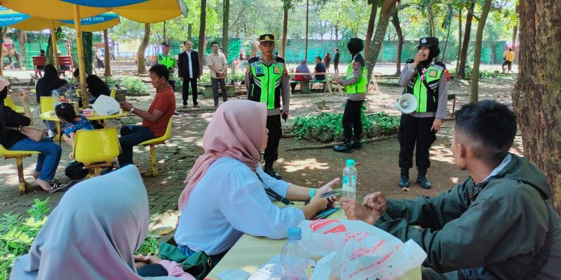 Polisi Bersama Instansi Terkait Memastikan Keamanan di Setiap Lokasi Wisata
