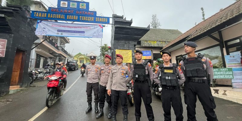 Pastikan Kamtibmas Kondusif Selama Idul Fitri, Samapta Polres Pasuruan Rutin Melaksanakan Patroli Kota