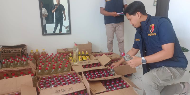 Polres Batang Berhasil Gagalkan Ratusan Miras Siap Edar