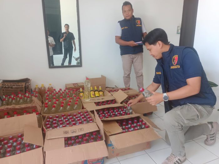 Polres Batang Berhasil Gagalkan Ratusan Miras Siap Edar