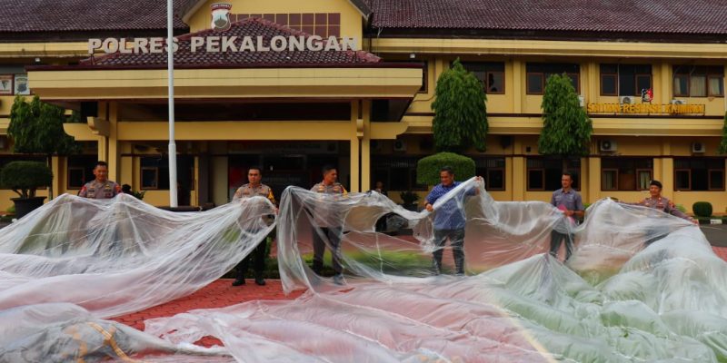 Sebanyak 38 Balon Udara Liar Diamankan Polres Pekalongan Saat Syawalan, Ini Wilayah Yang Paling Banyak Balon Udaranya