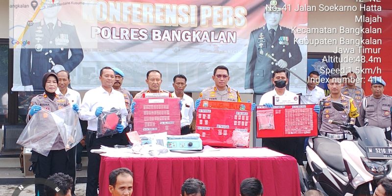 Selama Bulan Maret – April 2024, Polres Bangkalan Ungkap Kasus Narkoba dan Ranmor Hingga Kembalikan Unit Motor ke Pemiliknya