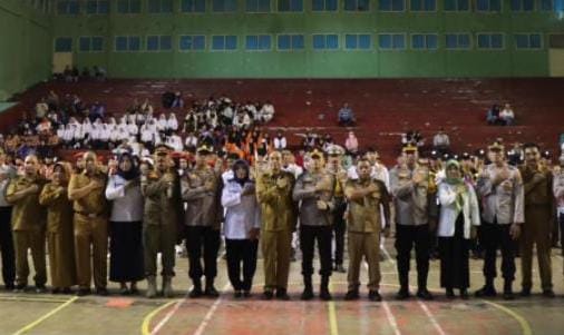 Polres Nganjuk Gelar Giat Lomba PKS Tingkat SMP / MTS Se- Kabupaten Nganjuk 2024