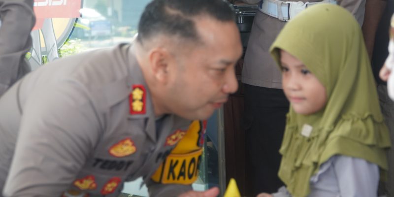 Peduli Sesama, Kapolres Pasuruan Gelar Halal Bihalal Dan Berikan Santunan Kepada Anak Yatim