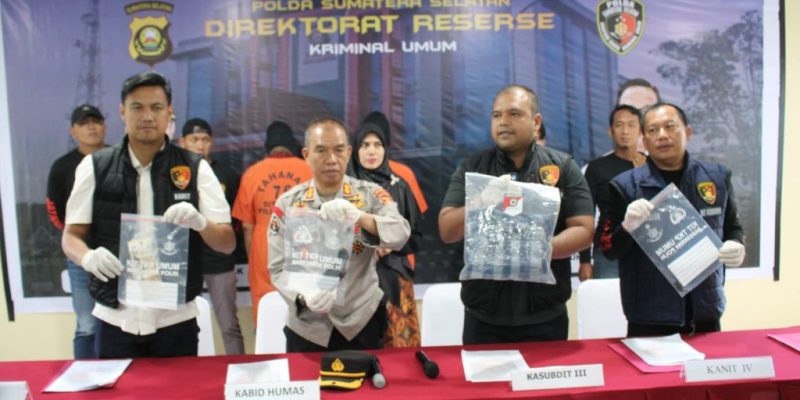 Polda Sumsel Tetapkan Dua Dept Colector Jadi Tersangka Perampasan dan Pengeroyokan