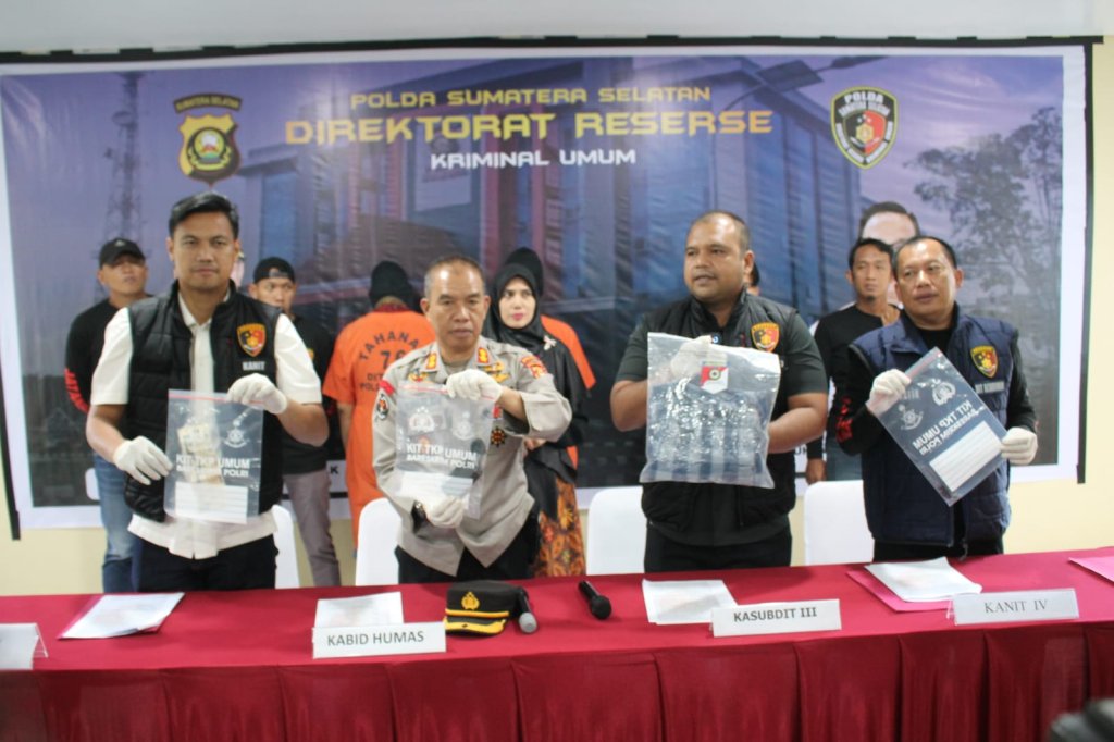 Polda Sumsel Tetapkan Dua Dept Colector Jadi Tersangka Perampasan dan Pengeroyokan