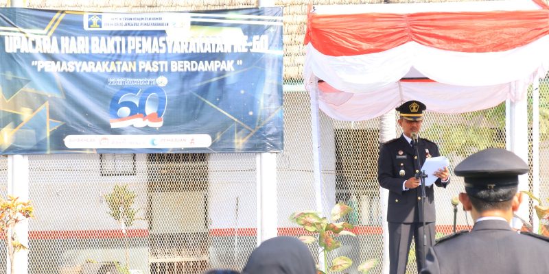 Upacara Peringatan HBP ke-60, Menkumham : Tetaplah Menjadi Insan Pemasyarakatan yang Senantiasa Berkinerja Tinggi