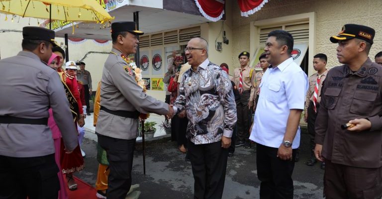 WaliKota Kotamobagu Asripan Nani Menyambut Kunjungan Kerja Kapolda Sulut dan Ketua Bhayangkari