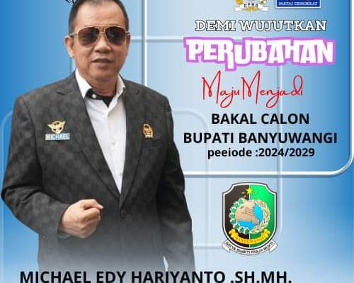 Ketum Partai Demokrat AHY dan Ketua Majelis Tinggi Partai SBY tugaskan Micheal Edy Hariyanto SH.MH Calon Bupati pilbup 2024