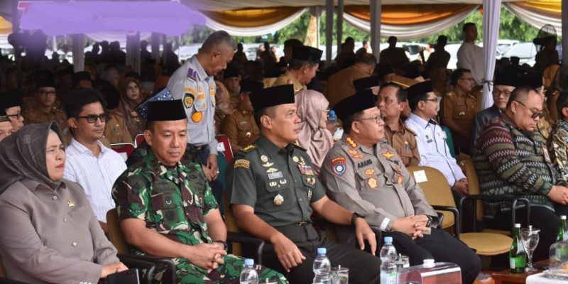 Kasrem 043/Gatam Hadiri Halal Bihalal Bersama Gubernur Lampung