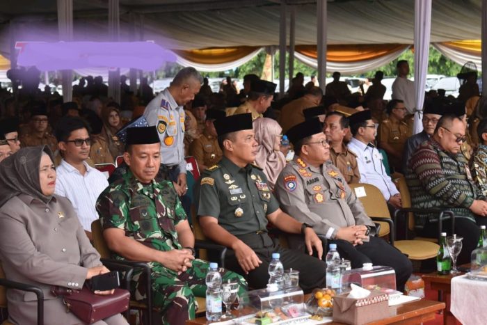 Kasrem 043/Gatam Hadiri Halal Bihalal Bersama Gubernur Lampung