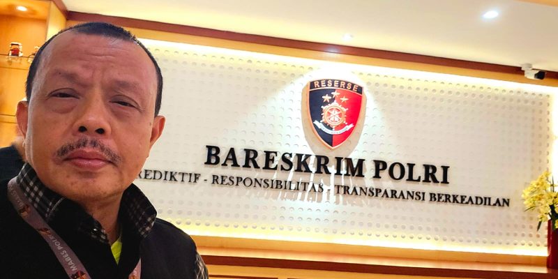 Jusuf Rizal ke Bareskrim Polri Lengkapi Data Korupsi Dana Hibah BUMN PWI Pusat RP.2,9 Milyar