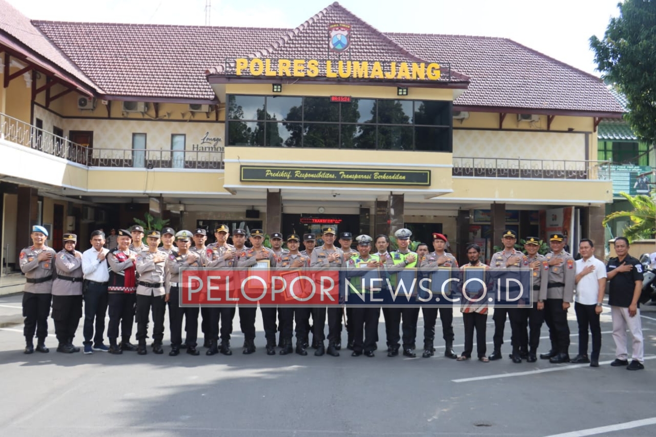 14 Personil Polres Lumajang dan Masyarakat Berhasil Ungkap Kasus, Kapolres Lumajang Berikan Reward