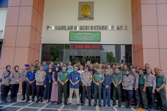 Dandim Dan Kapolres Batang Gelar Halal Bihalal Bersama