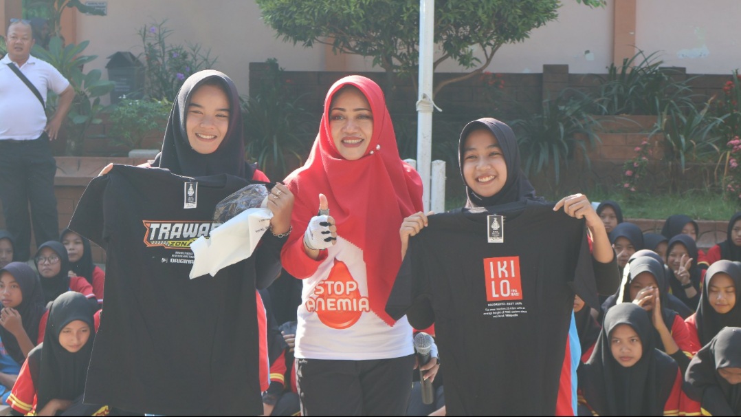 Cegah Anemia Pada Remaja Putri, Bupati Ikfina Gencar Kampanyekan TTD