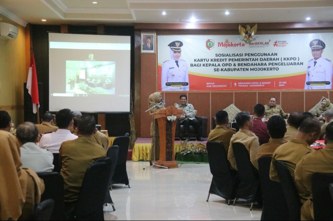 Tingkatkan Efektivitas Belanja Daerah, Pemkab Mojokerto Gelar Sosialisasi Penggunaan KKPD