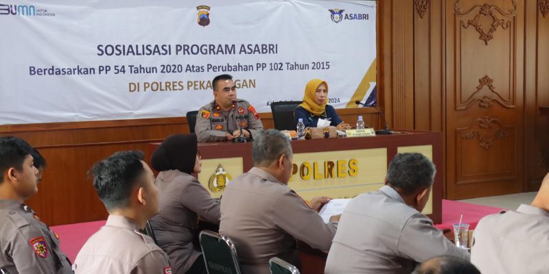Sosialisasikan Aplikasi ASABRI Star, PT. Asabri Semarang Datangi Polres Pekalongan