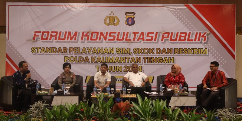 Ditlantas Polda Kalteng Sosialisasikan Standar Pelayanan SIM