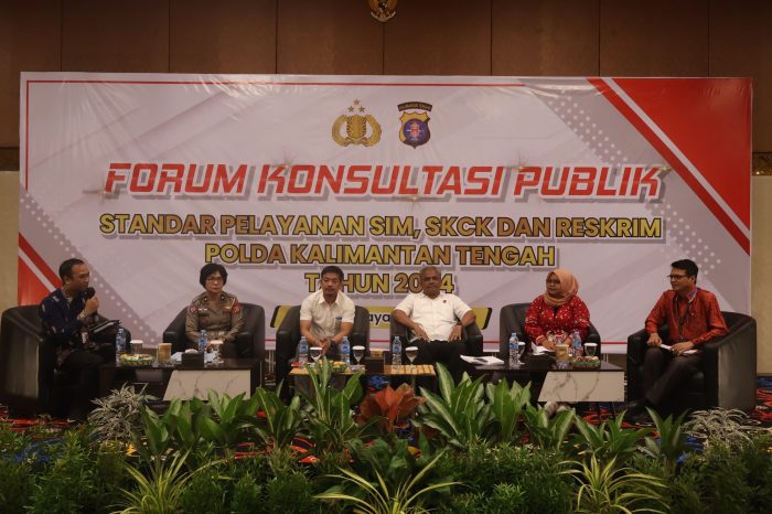 Ditlantas Polda Kalteng Sosialisasikan Standar Pelayanan SIM