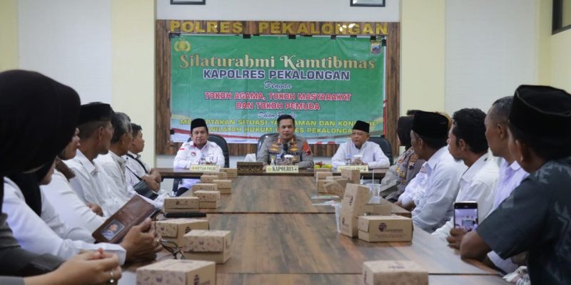 Ciptakan Kondusifitas Kamtibmas, Polres Pekalongan Gelar Silaturahmi dengan Tokoh Agama, Tokoh Masyarakat dan Tokoh Pemuda