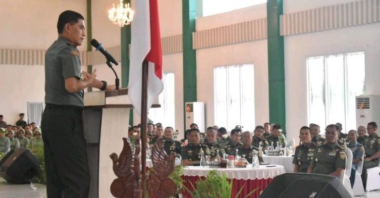 Korem 043/Gatam Dukung Penyelenggaraan Apel Dansat TNI AD Tersebar Kodam II/Swj
