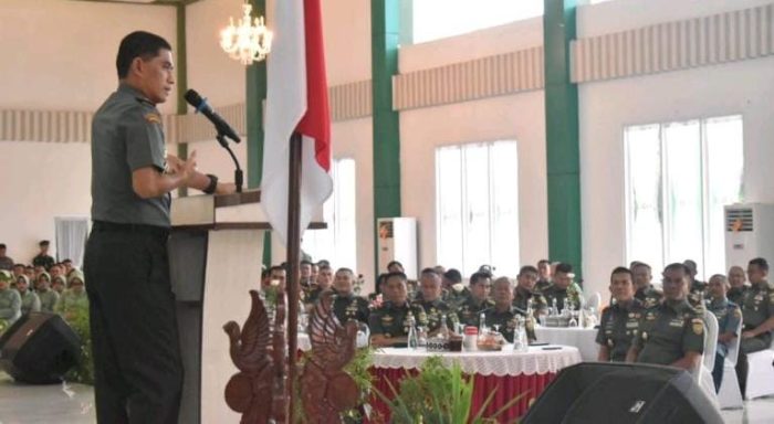 Korem 043/Gatam Dukung Penyelenggaraan Apel Dansat TNI AD Tersebar Kodam II/Swj