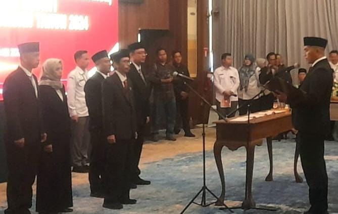 KPU Melantik 120 Anggota PPK, Dalam Pilkada Serentak Kabupaten Pasuruan Tahun 2024