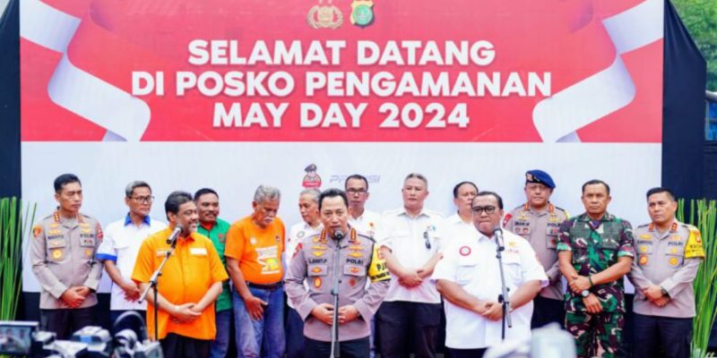 Komitmen Kapolri di Aksi May Day: Bentuk Timsus untuk Lindungi dan Kawal Hak Buruh