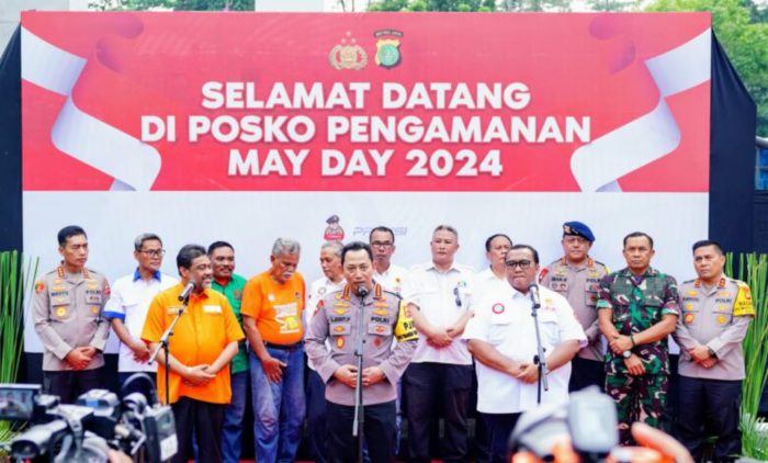 Komitmen Kapolri di Aksi May Day: Bentuk Timsus untuk Lindungi dan Kawal Hak Buruh