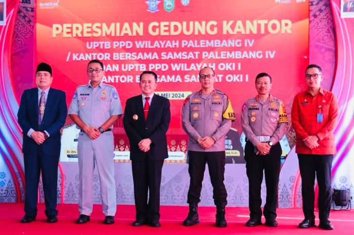 Peresmian Kantor Bersama Samsat Palembang IV, Kapolda Sumsel Irjen A Rachmad Wibowo Berharap Peningkatan Pelayanan Masyarakat
