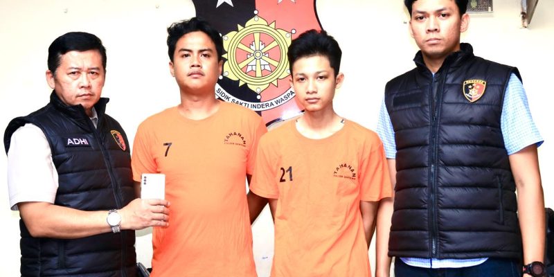 Polsek Genteng Berhasil Menangkap Dua Jambret di Jalan Ambengan Surabaya