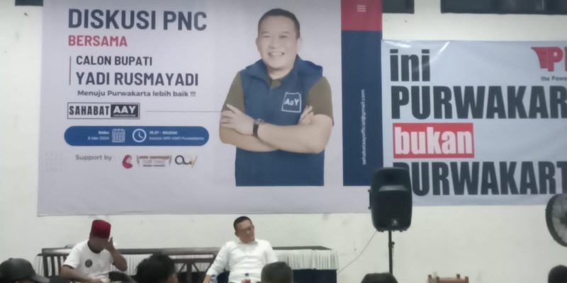 Diskusi PNC Bersama Calon Bupati Purwakarta YADI RUSMAYADI “Menuju Purwakarta Lebih Baik”