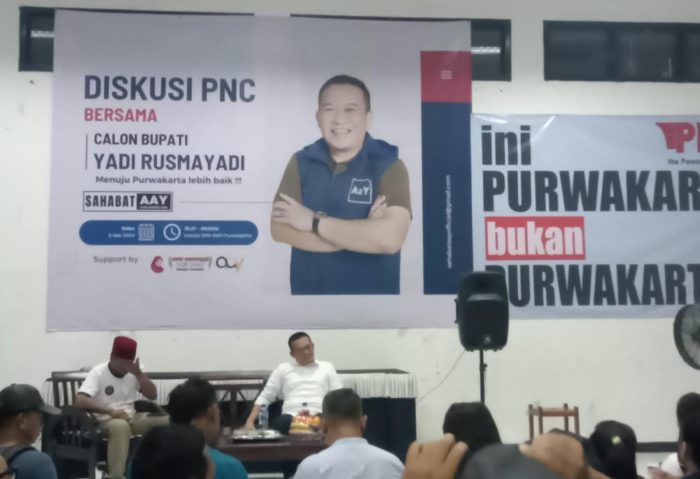Diskusi PNC Bersama Calon Bupati Purwakarta YADI RUSMAYADI “Menuju Purwakarta Lebih Baik”